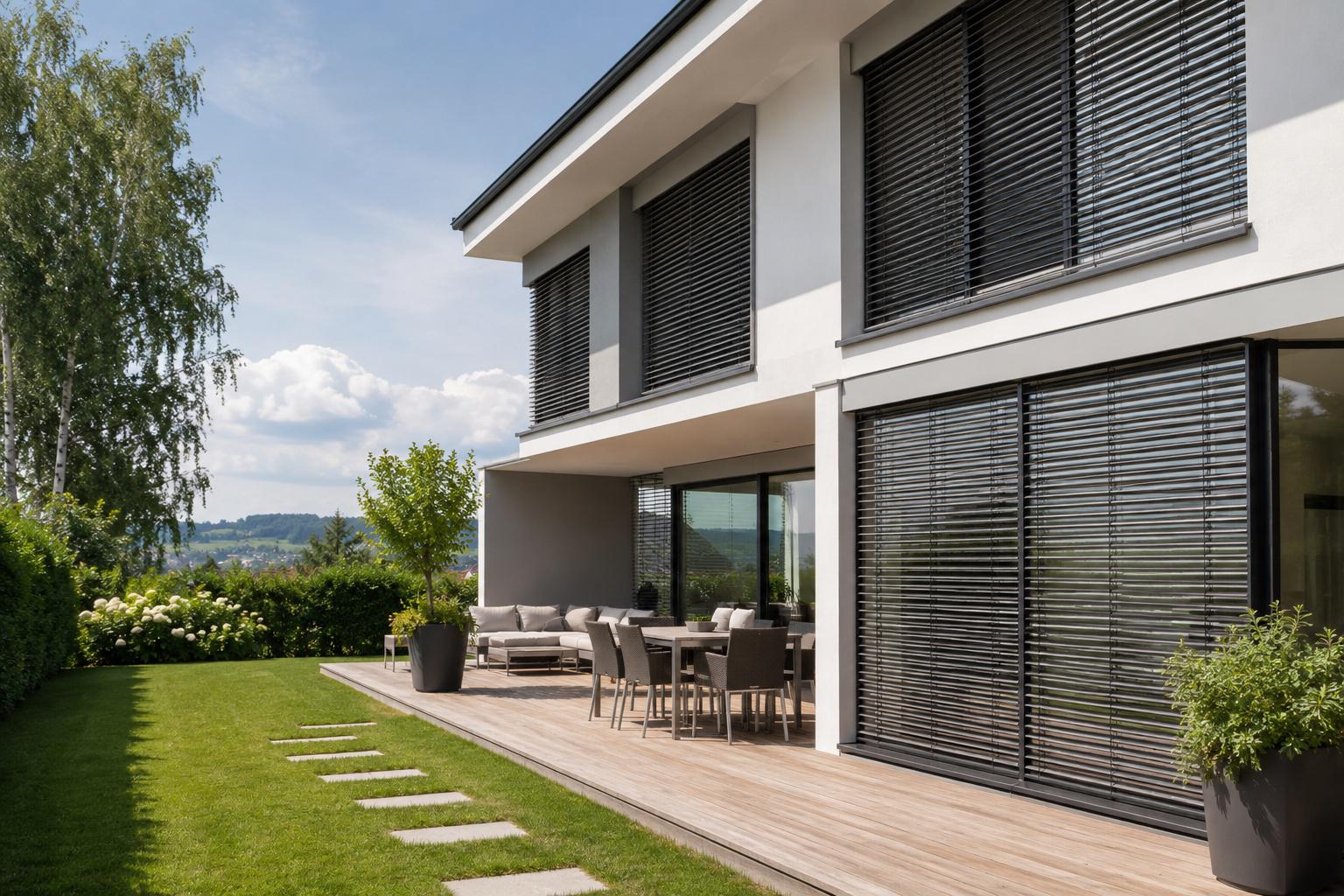 Moderní designové  žaluzie - stínění.