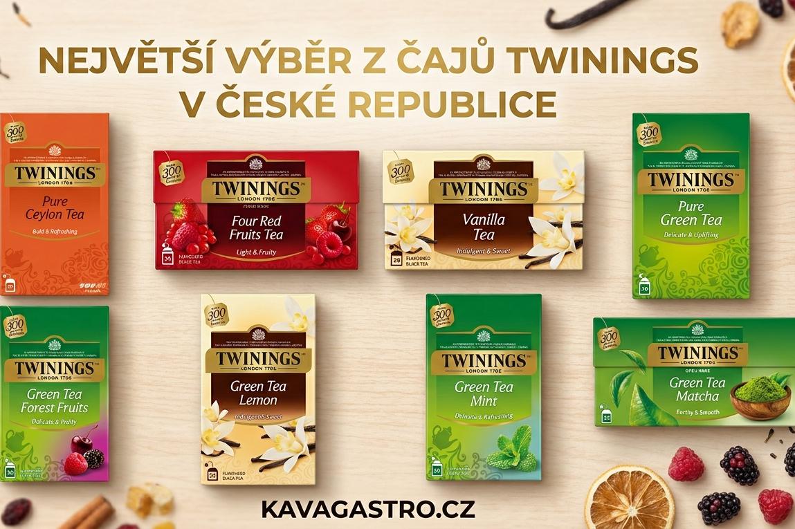 Největší sortiment čajů Twinings v ČR!