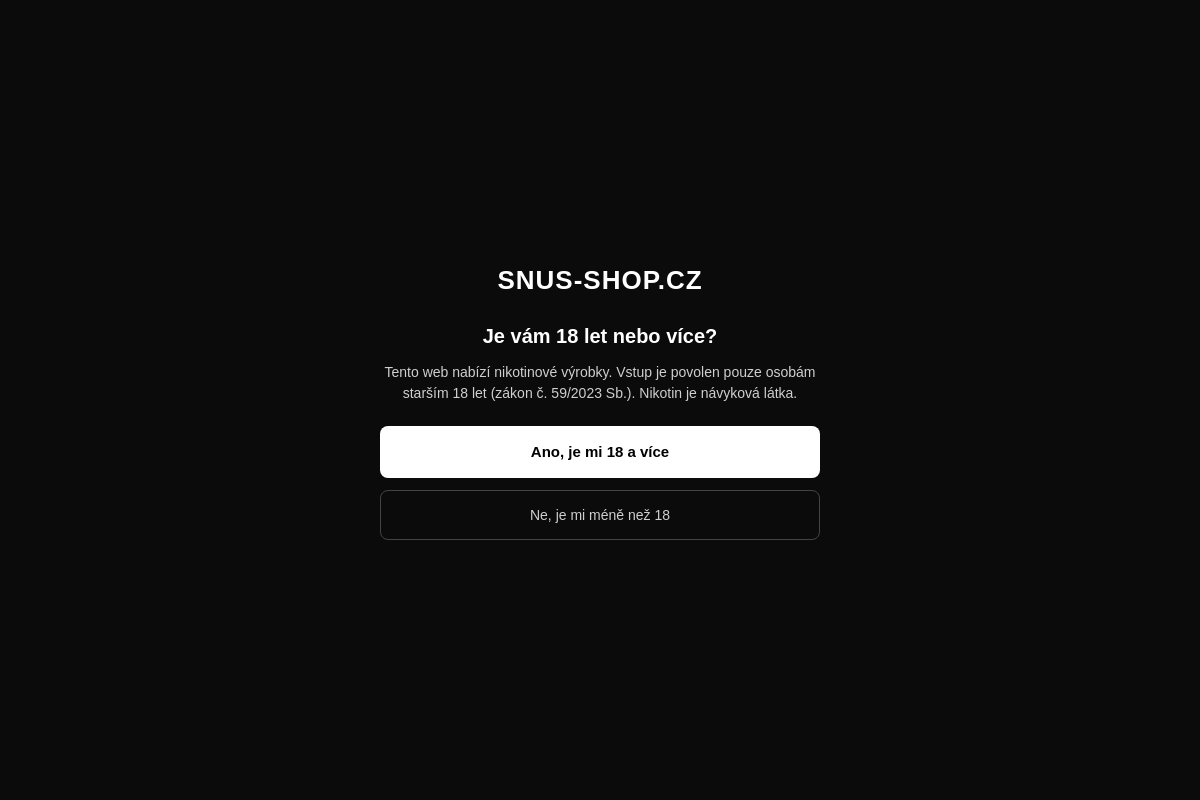 Snus-shop.cz