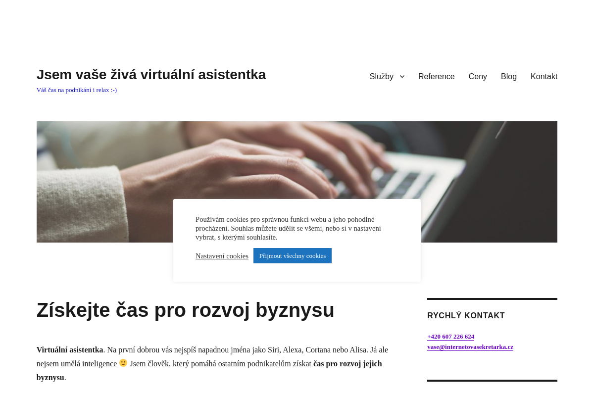 Michaela Divišová - virtuální asistentka