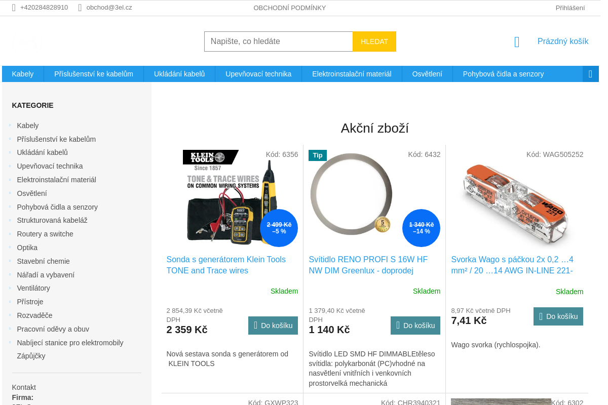 E-shop - 3 EL Group, s.r.o.