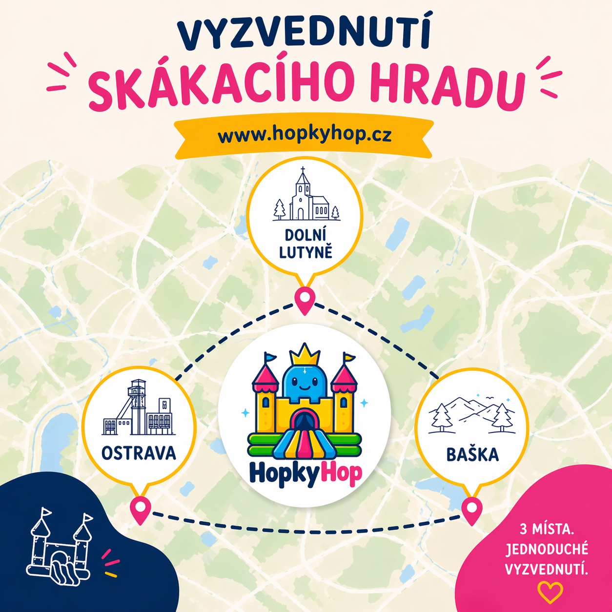 HopkyHop.cz | Pronájem skákacích hradů foto 4