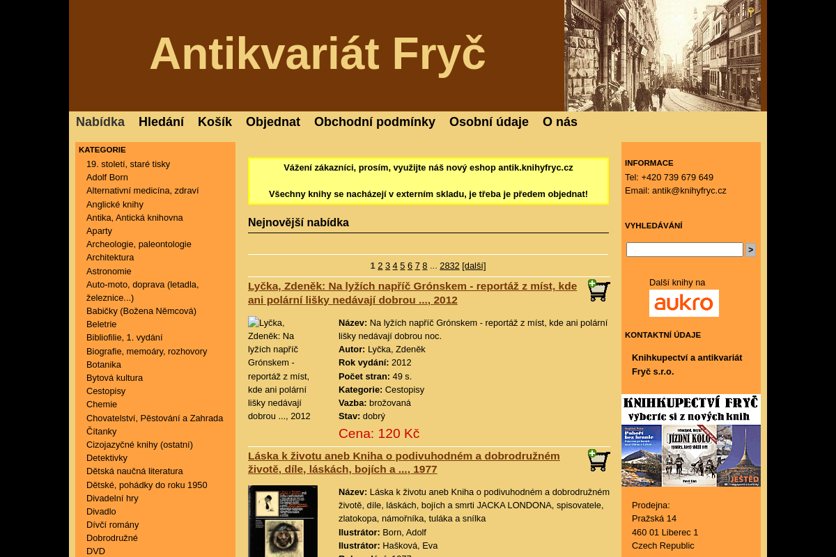 Antikvariat-fryc.cz