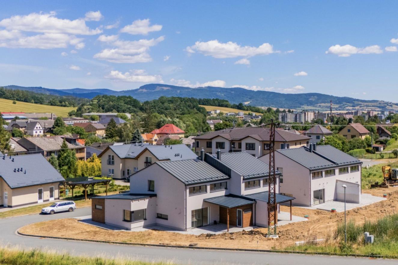 Rezidence Pod Hájem, moderní dvojdomy v Šumperku