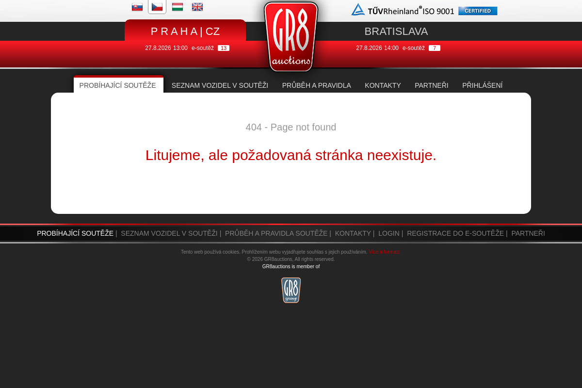 GR8 auctions s.r.o. - aukce