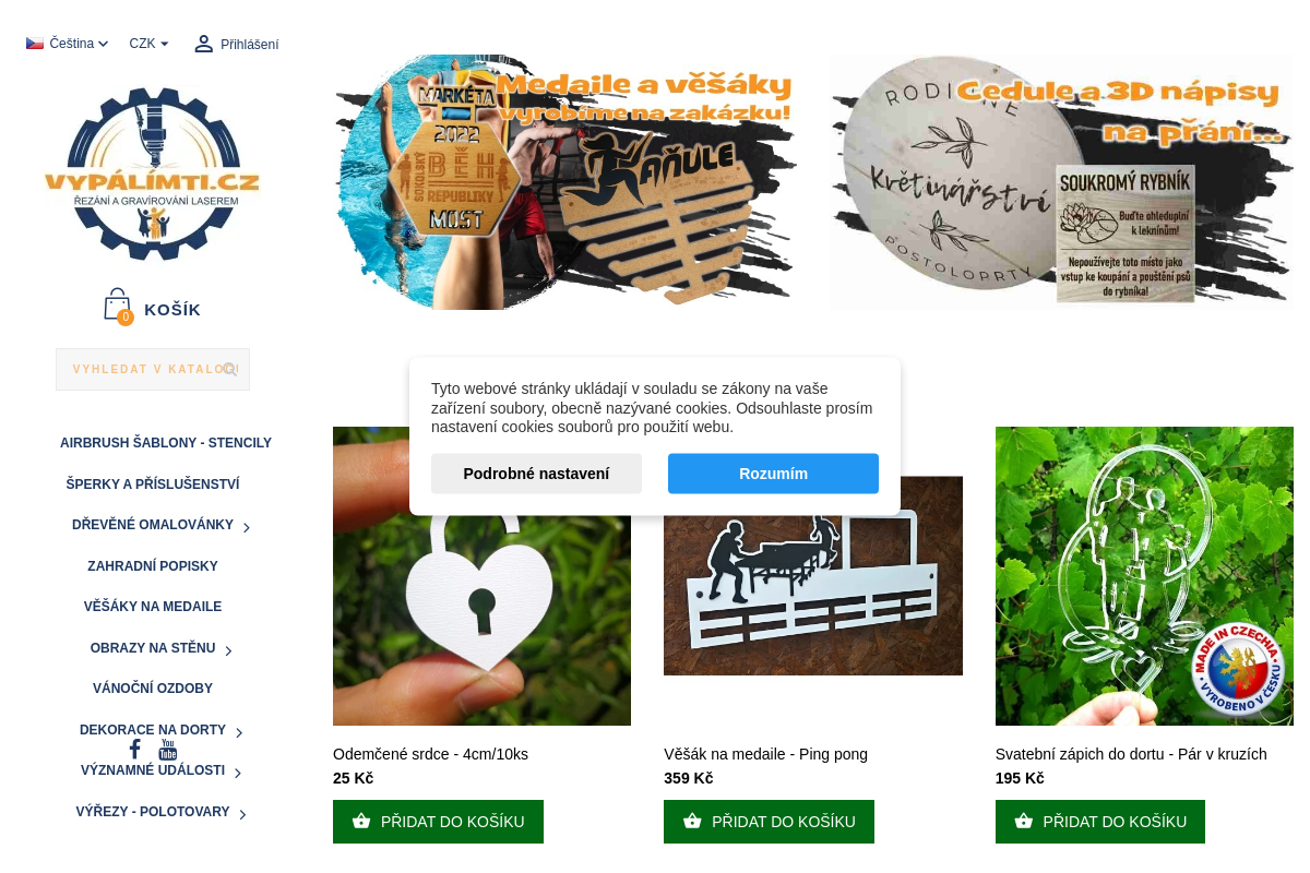 VypálímTi.cz - gravírování, řezání, výroba laserem