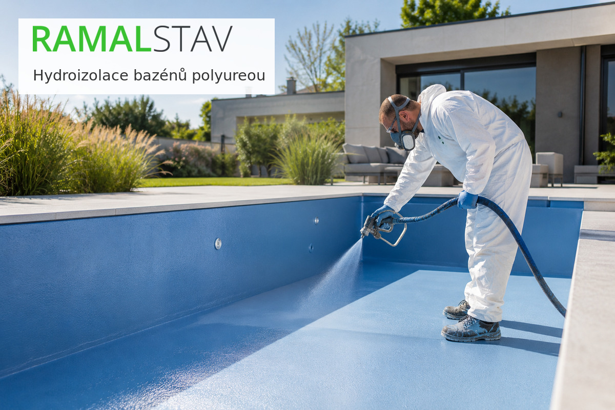 Hydroizolace bazénů polyureou