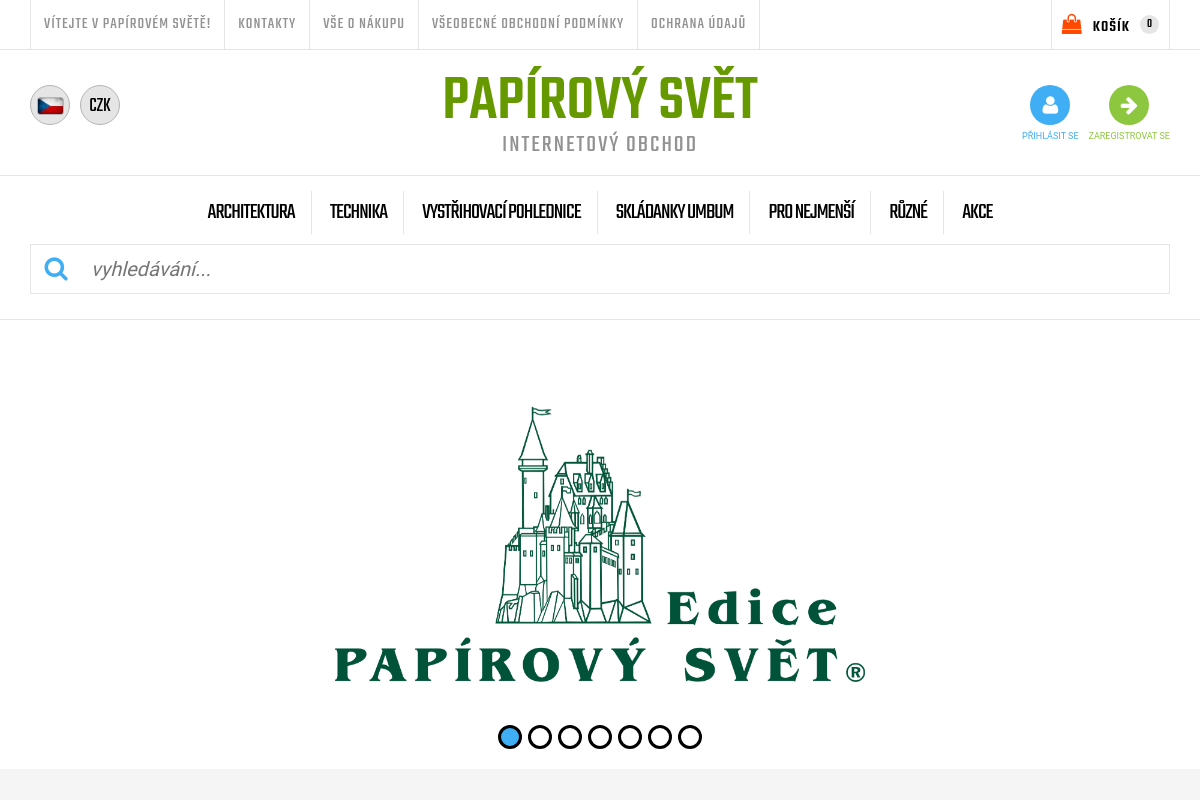 Erkotyp.cz Papírový svět