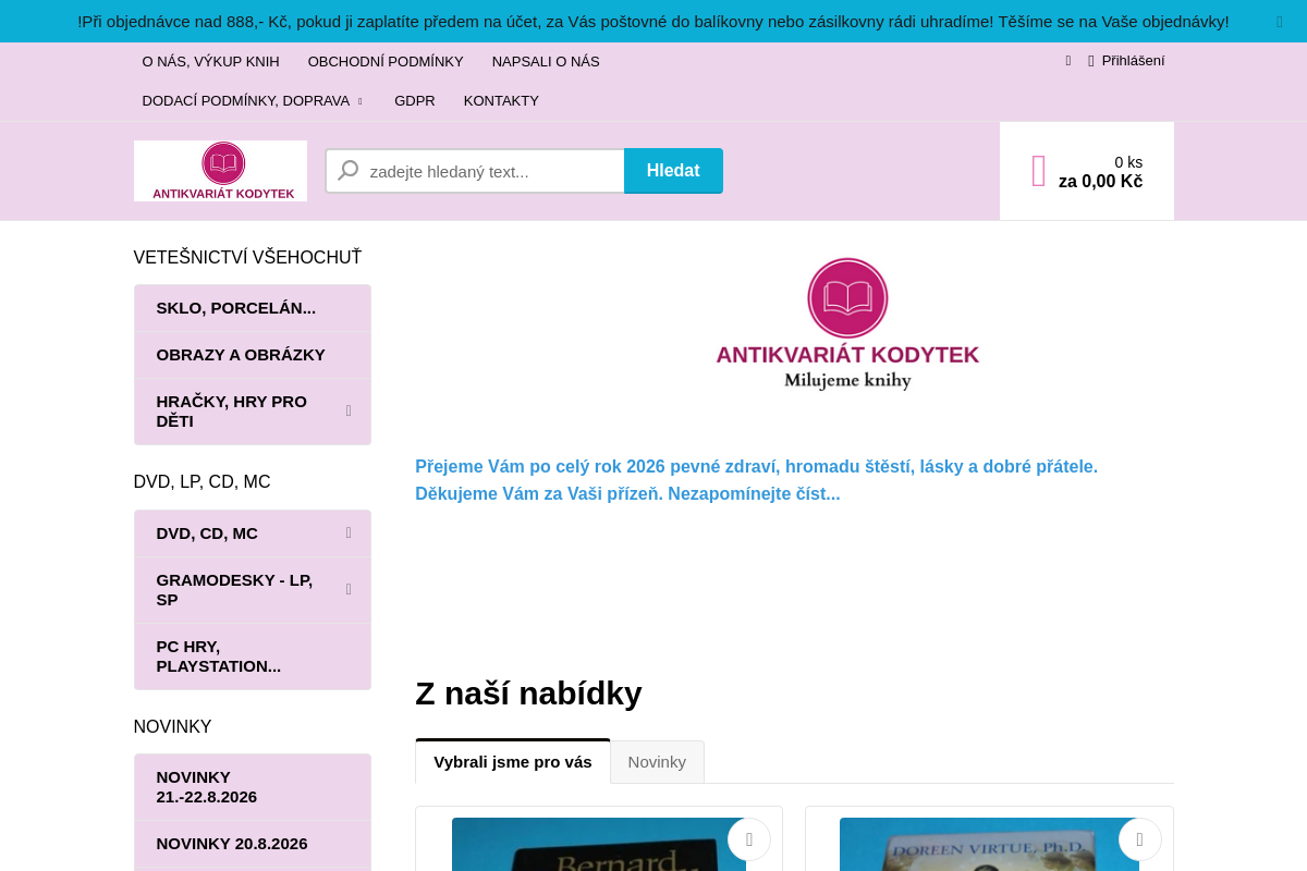 Antikvariát Kodytek