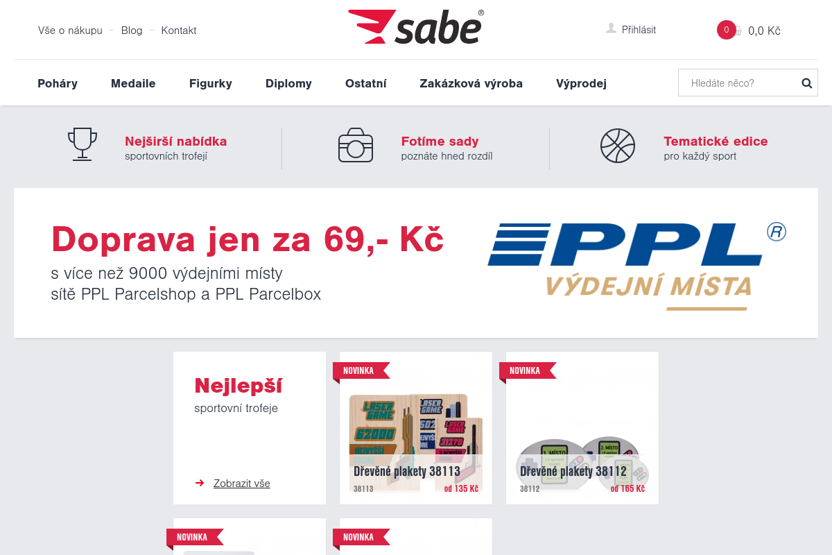Poháry SABE