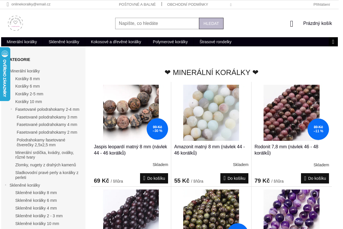Onlinekoralky