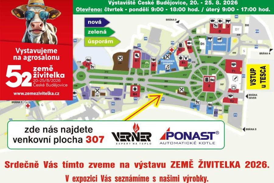Navštivte nás na výstavě Země živitelka