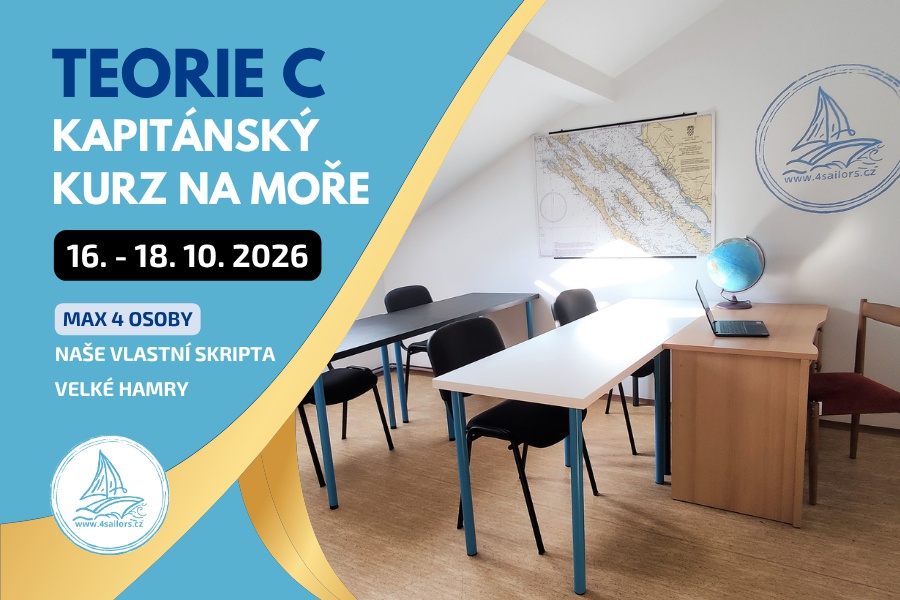 Kapitánský kurz - teorie C - pro 4 kadety