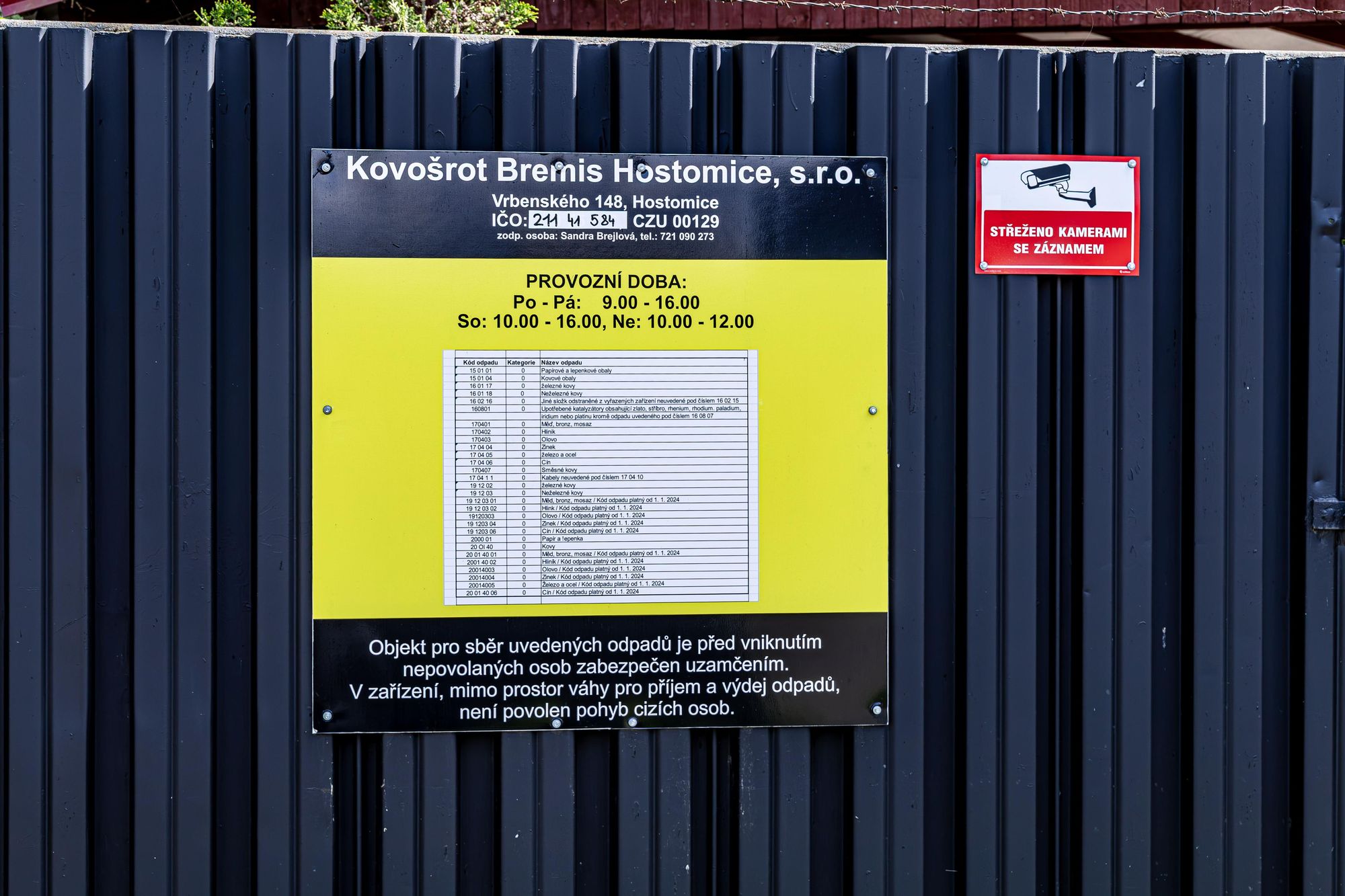 Kovošrot Bremis – Výkup barevných kovů a odpadu foto 2