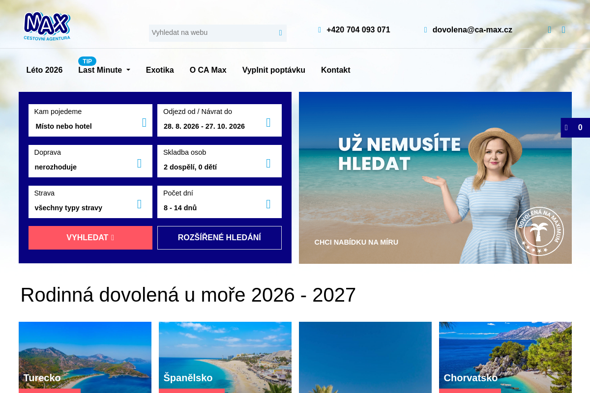 Cestovní agentura Max