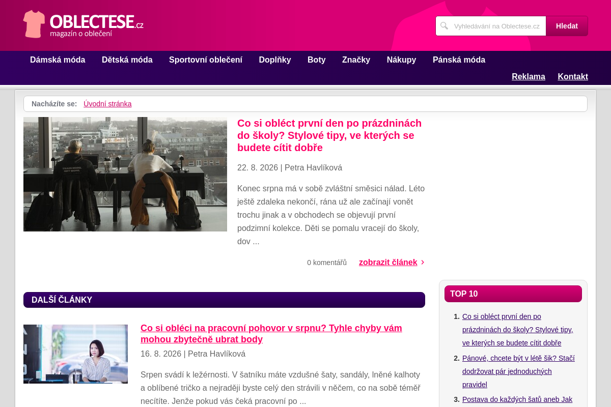 Oblectese.cz