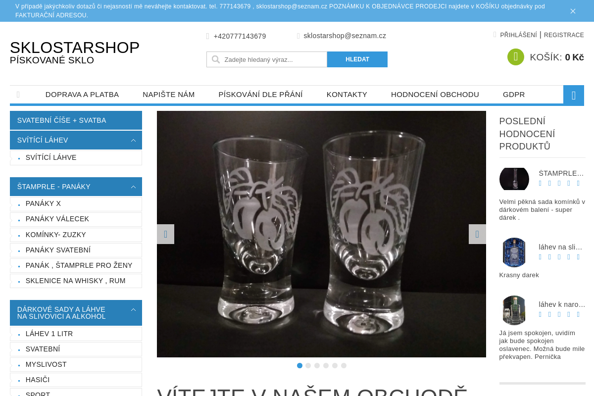 Sklostarshop.cz