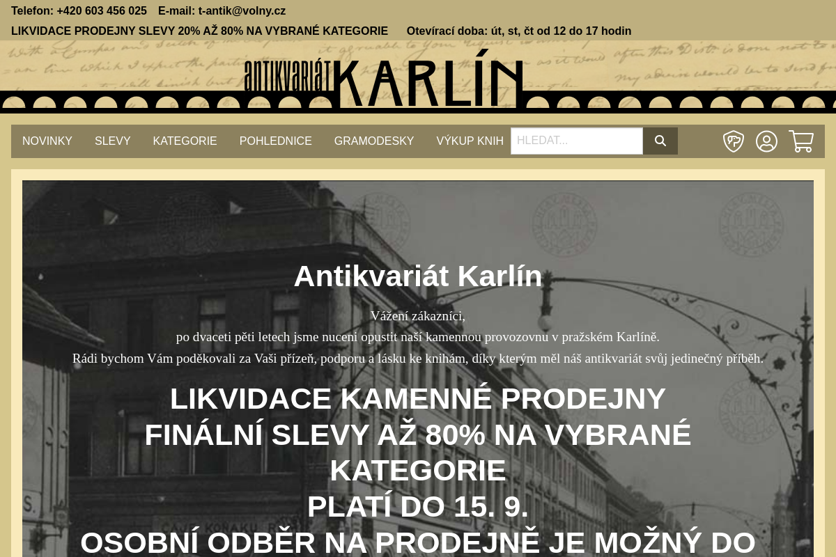Antikvariatkarlin.cz