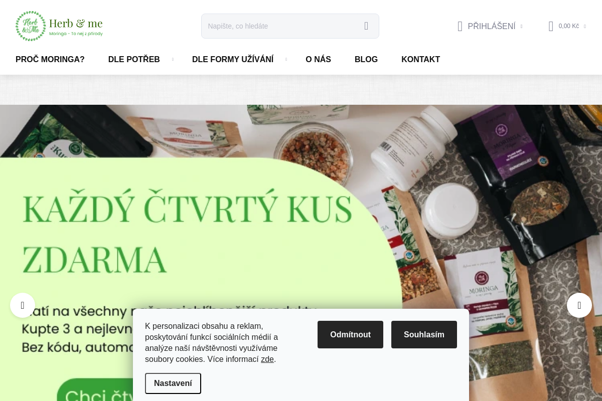 HerbandMe.cz - Moringa z Filipín