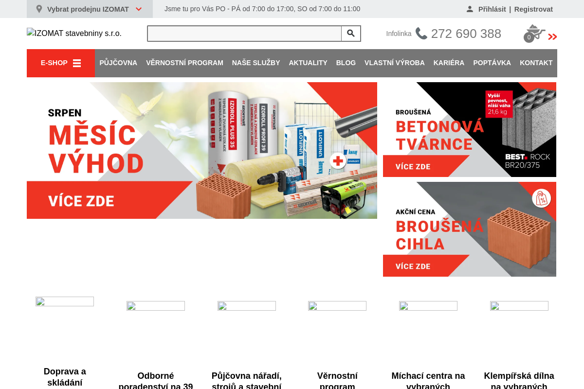 IZOMAT stavebniny