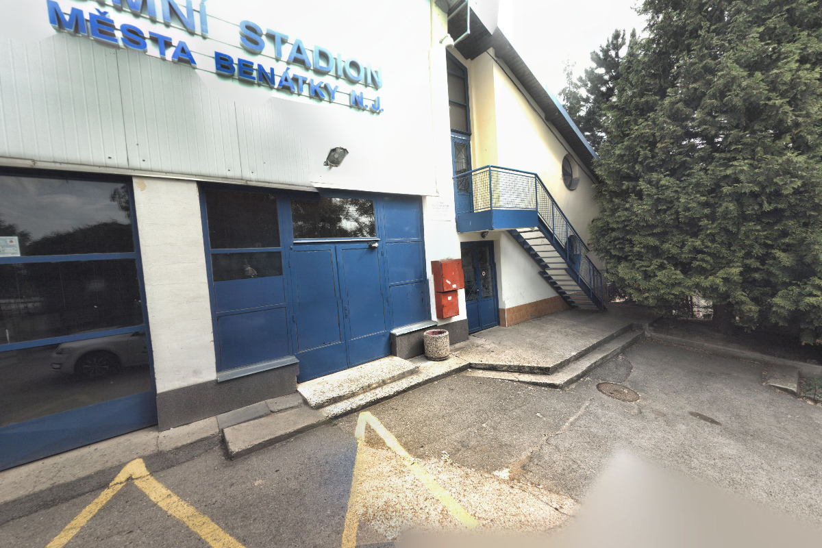 Kiosek na zimním stadionu