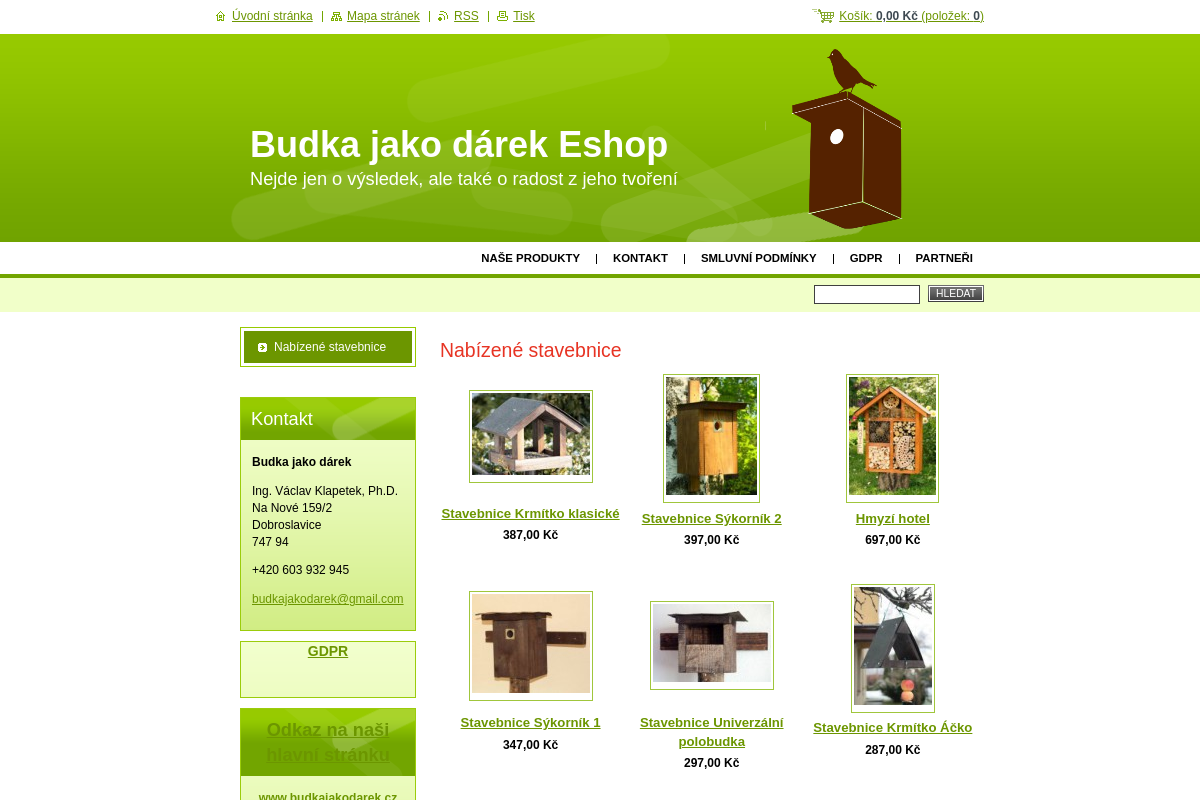 Budkajakodarek.cz