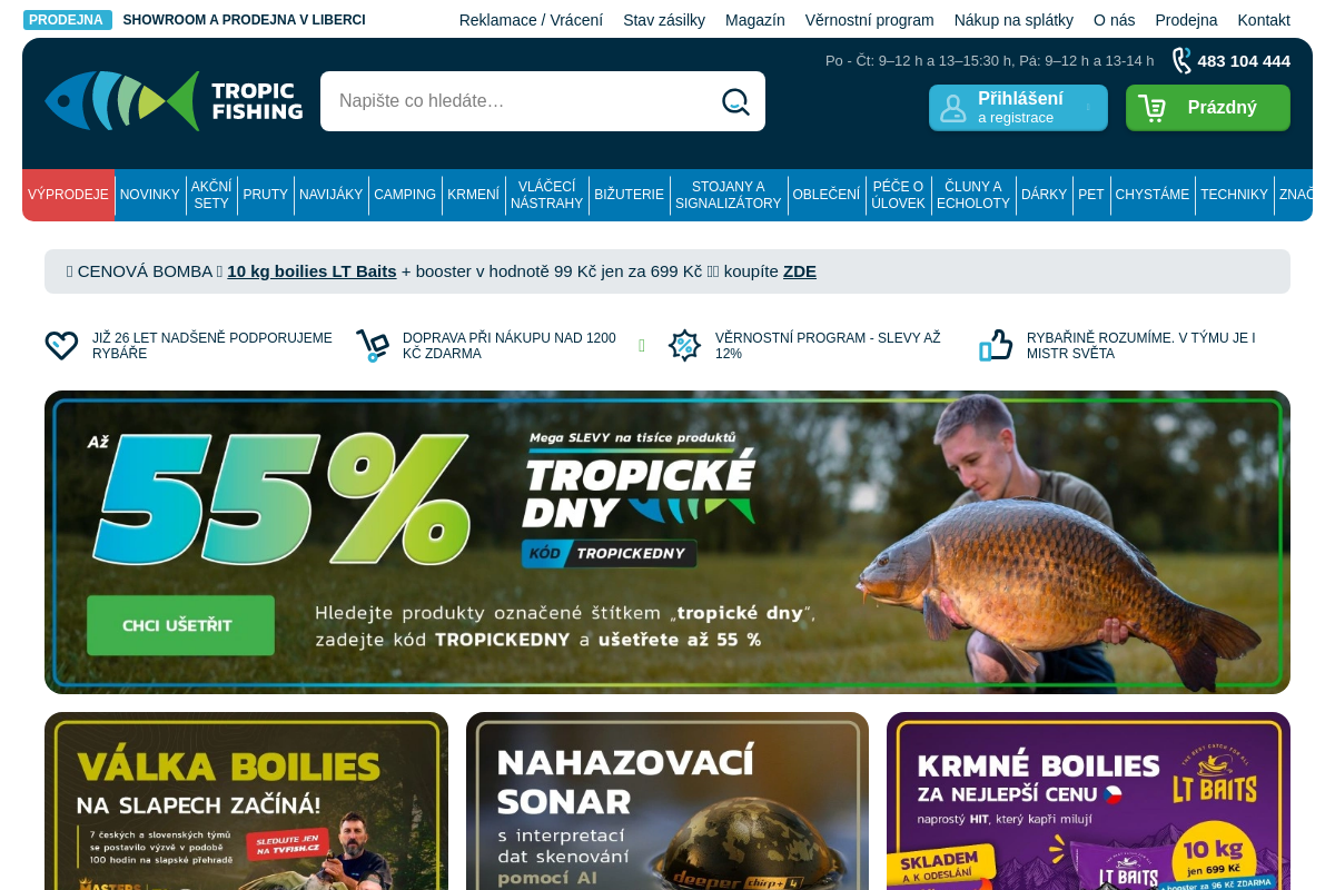 TROPIC FISHING - RYBÁŘSKÉ POTŘEBY