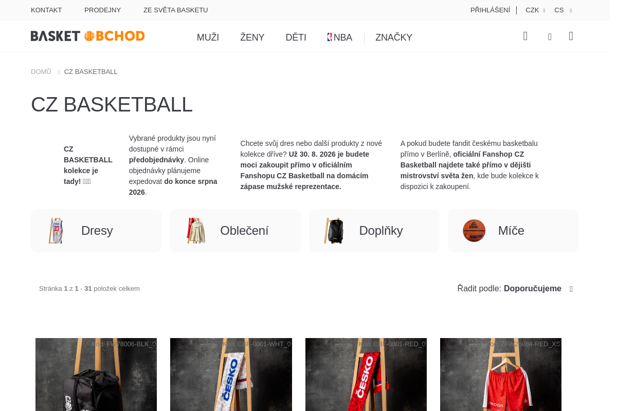Fanshop.cz.basketball