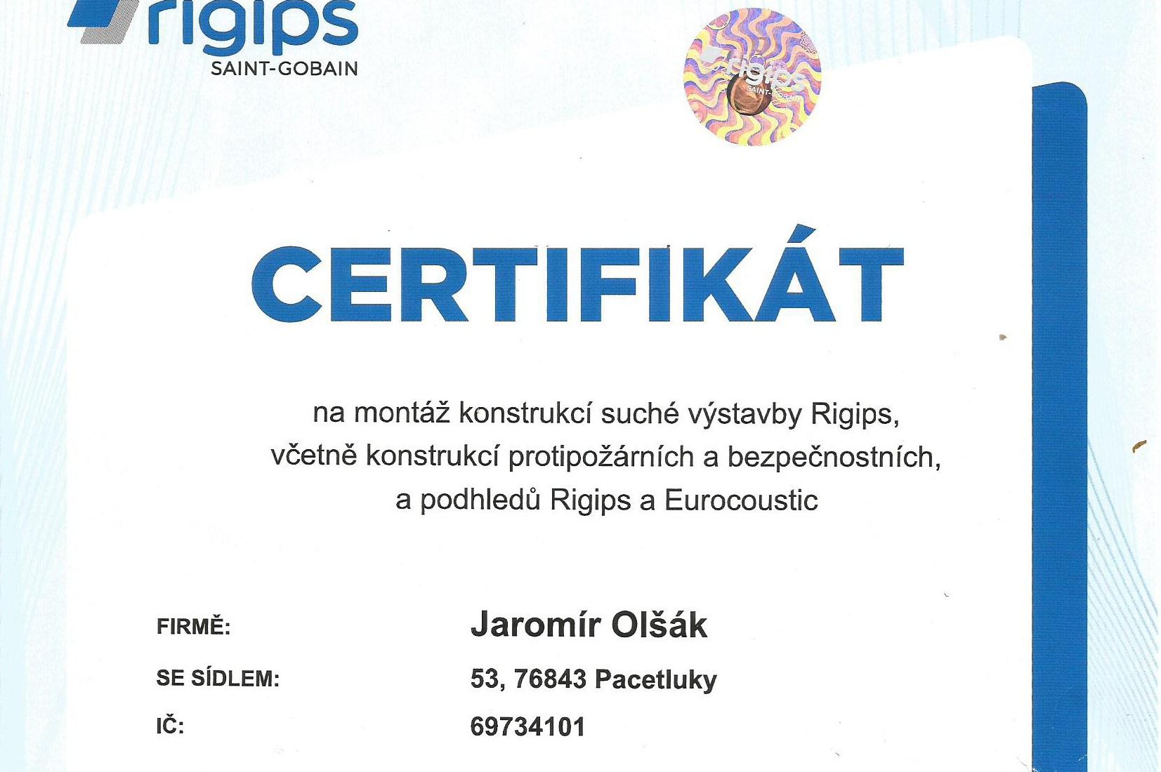Stavební práce Jaromír Olšák
