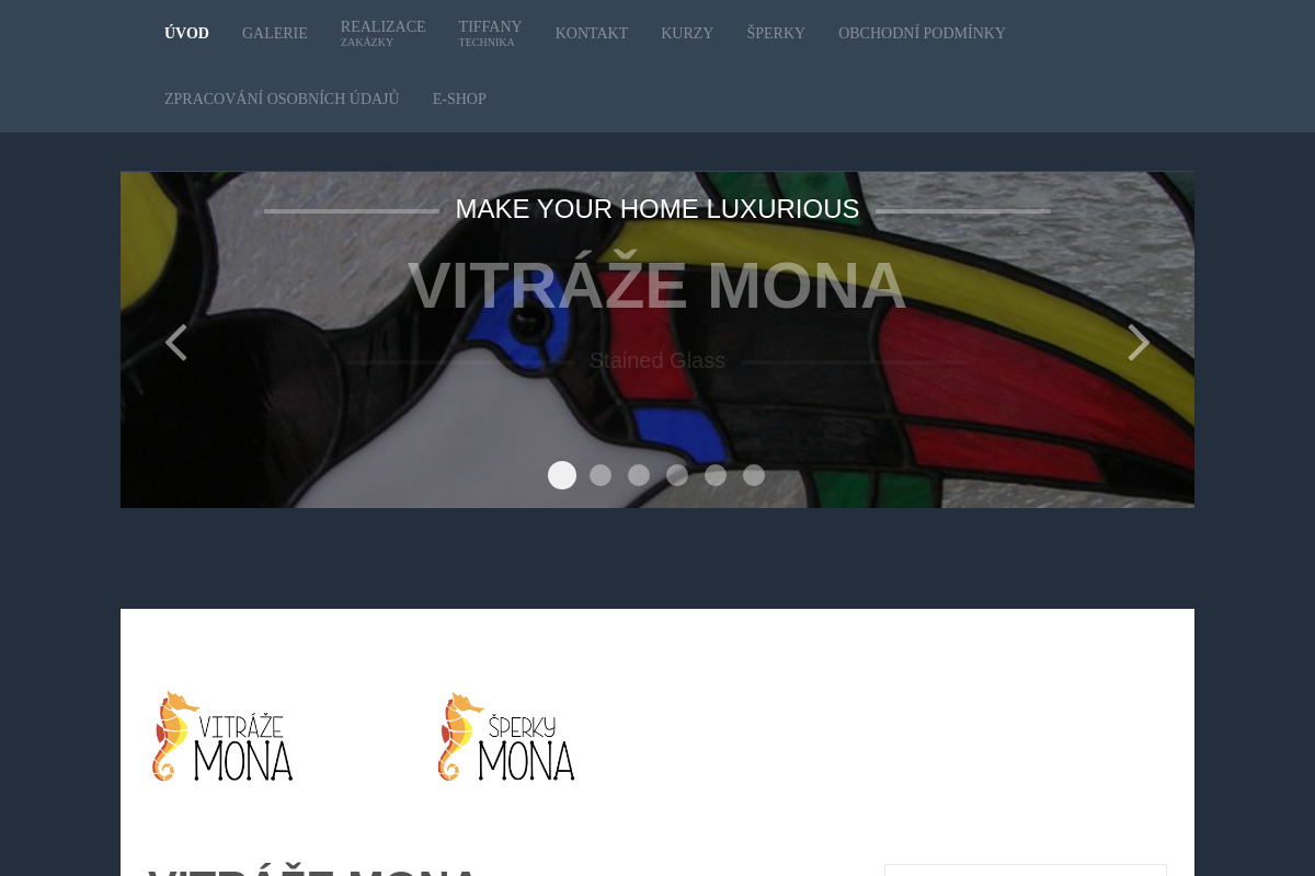 Vitráže MONA