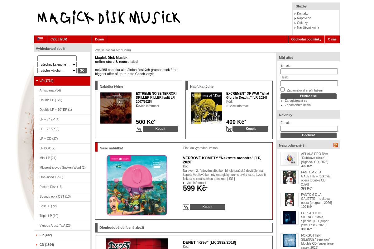 Magick Disk Musick – online store & record label