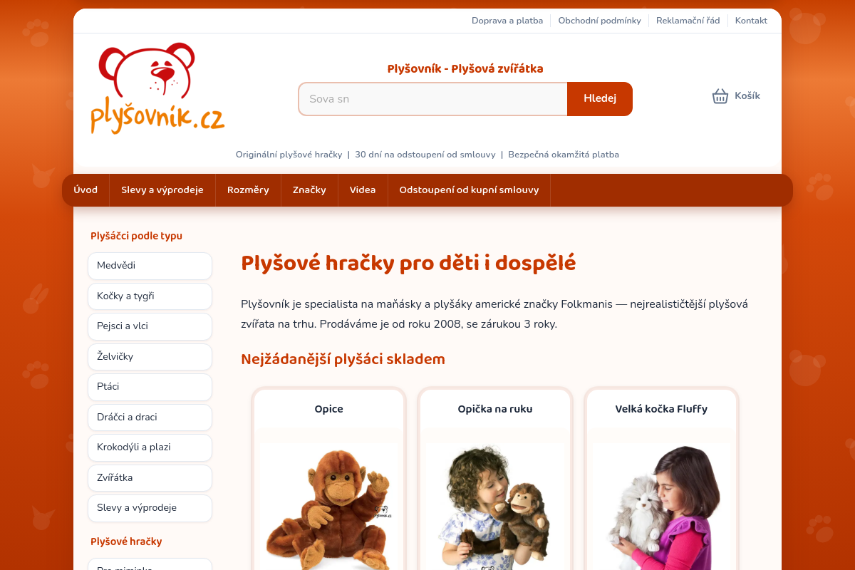 Plyšovník.cz