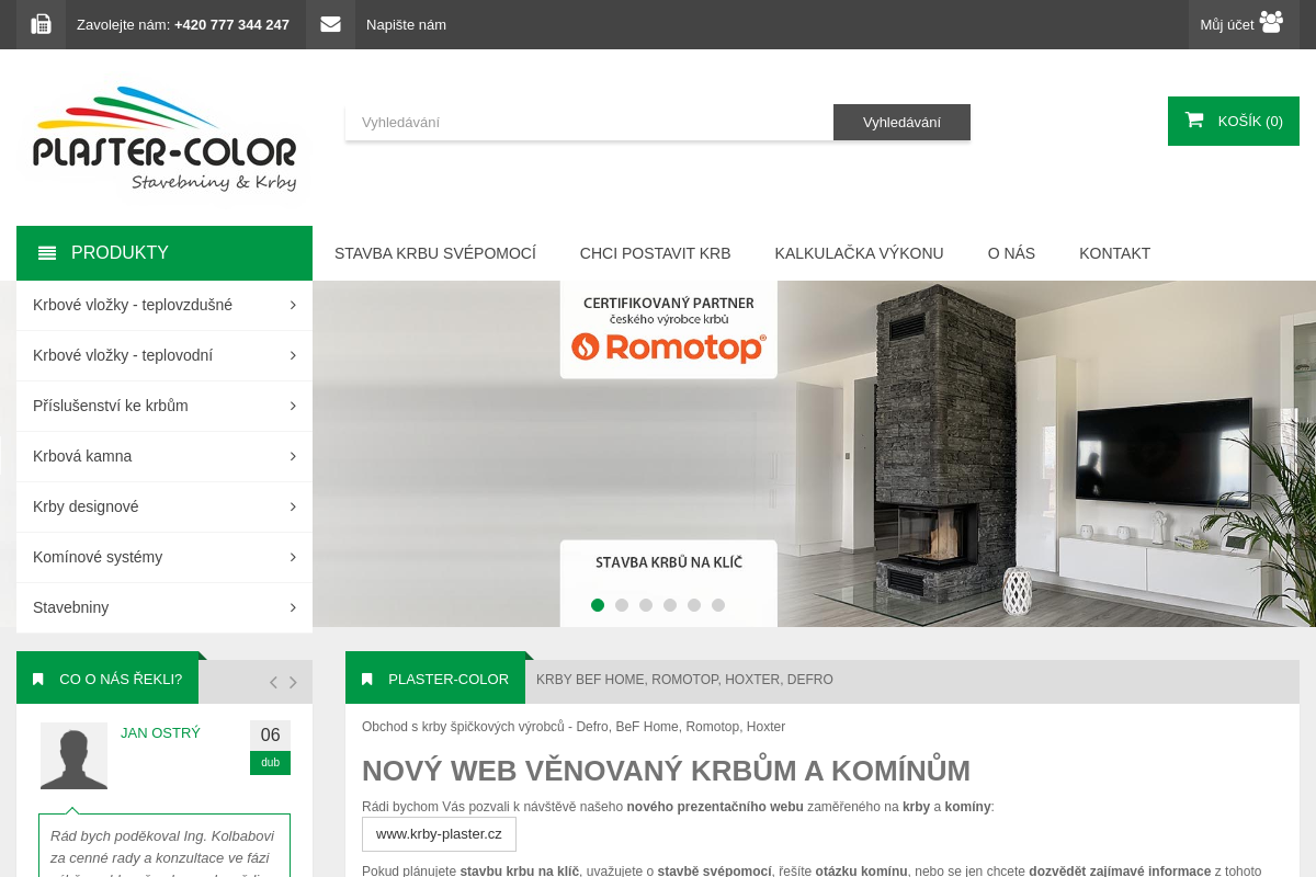 PLASTER-COLOR, Krby & Stavebniny