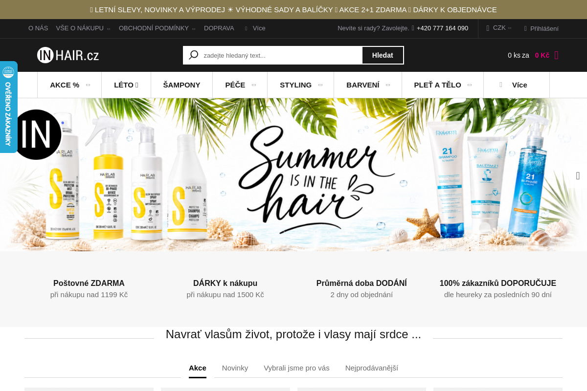 Inhair.cz - Profesionální vlasová kosmetika