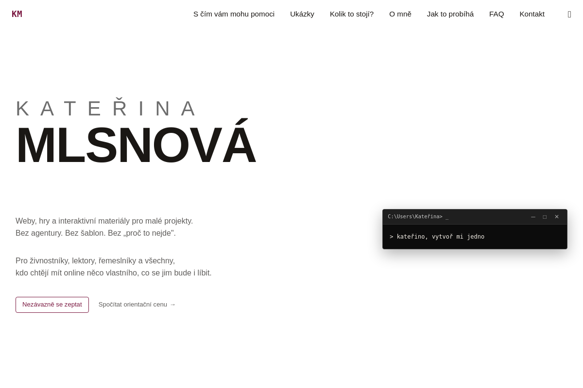 Kateřina Mlsnová