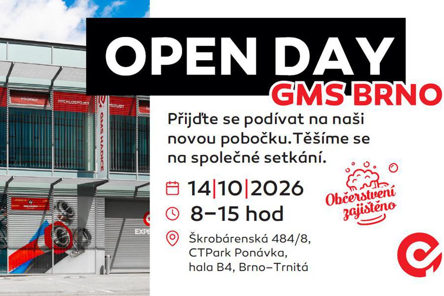 Open Day na nové pobočce GMS Brno – 14. 10. 2026