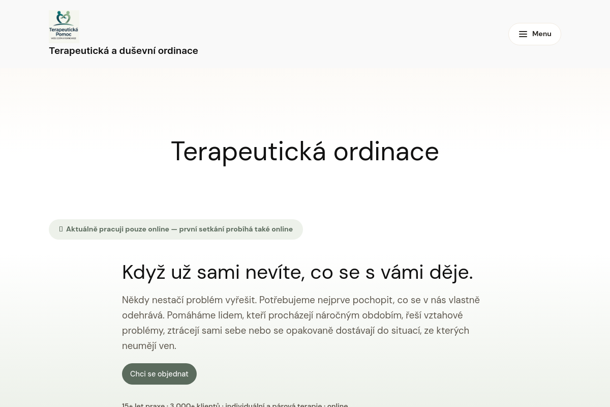 Patrik Demo - terapeutickapomoc.cz