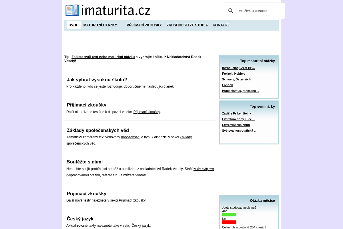 Imaturita.cz
