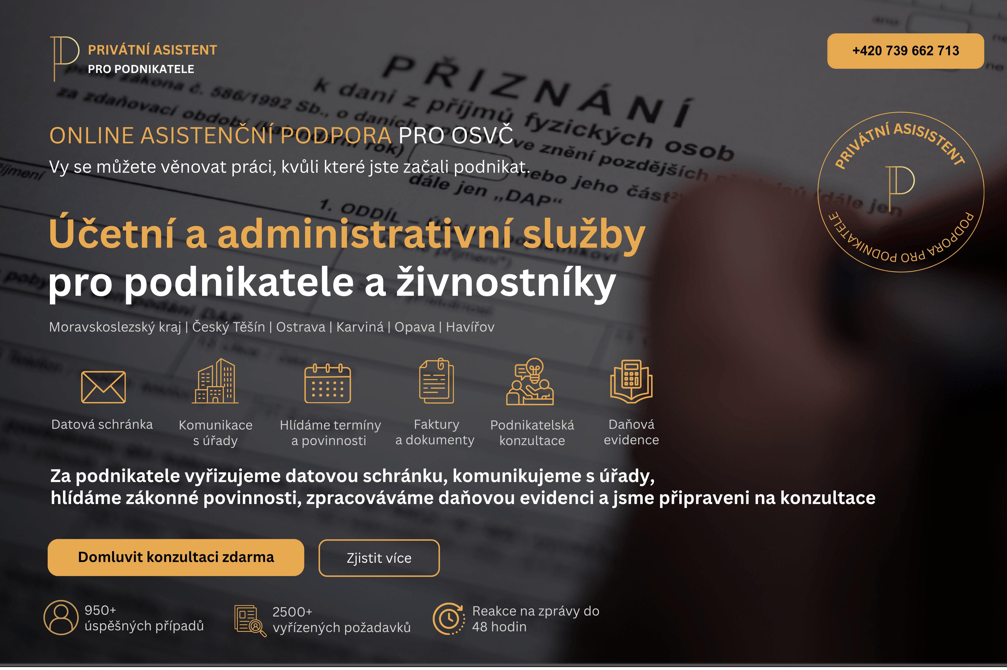 PRIVÁTNÍ ASISTENT PRO PODNIKATELE
