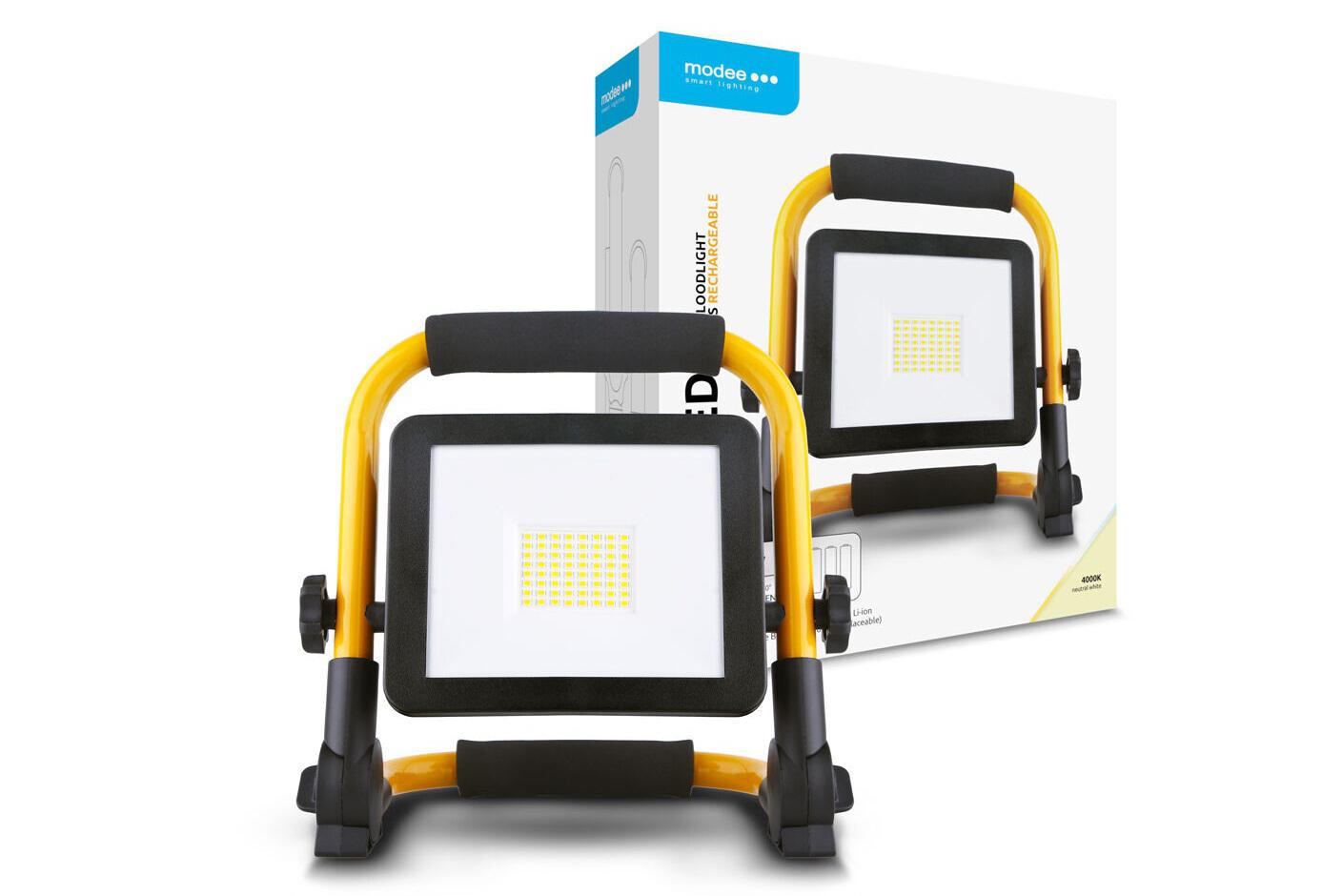 MODEE LED reflektor 30W, dobíjecí, přenosný