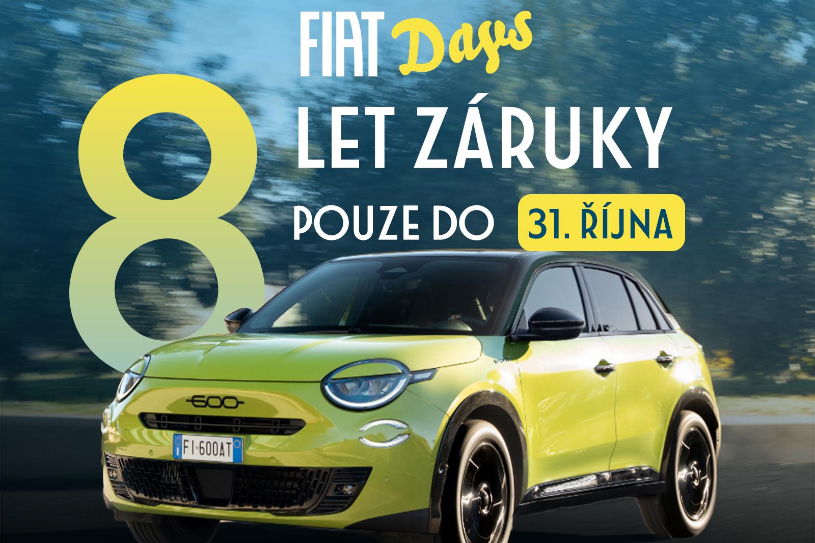 Fiat 600 od 419.900 Kč + zárukou 8 let