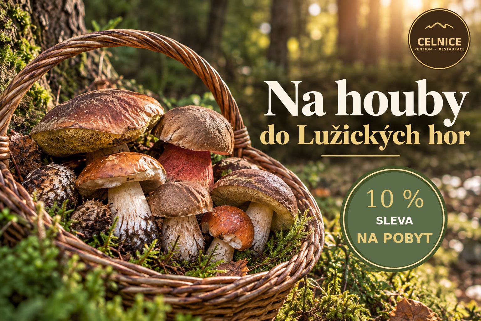Na houby do Lužických hor – pobyt se slevou 10%