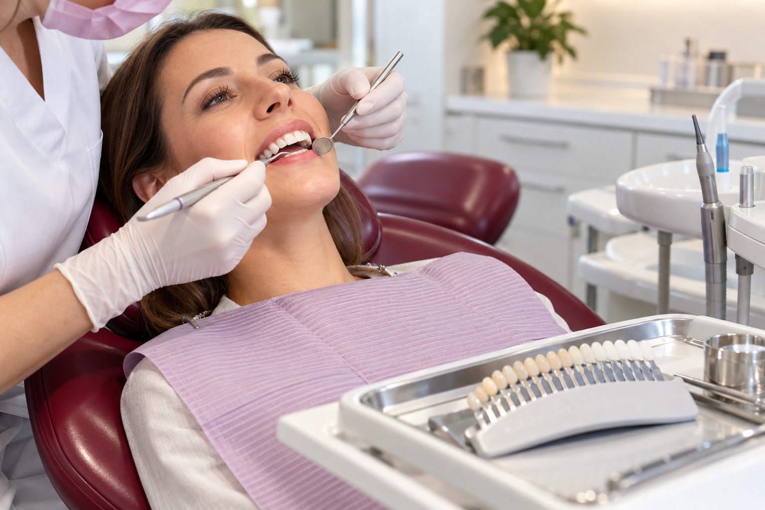 Vstupní dentální hygiena s bělením zubů
