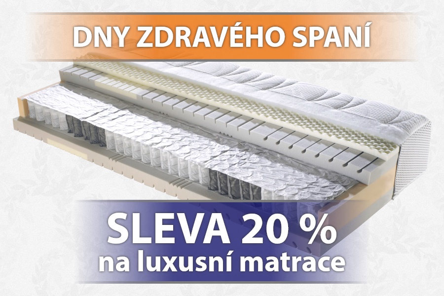 Dny zdravého spaní – sleva až 20 %
