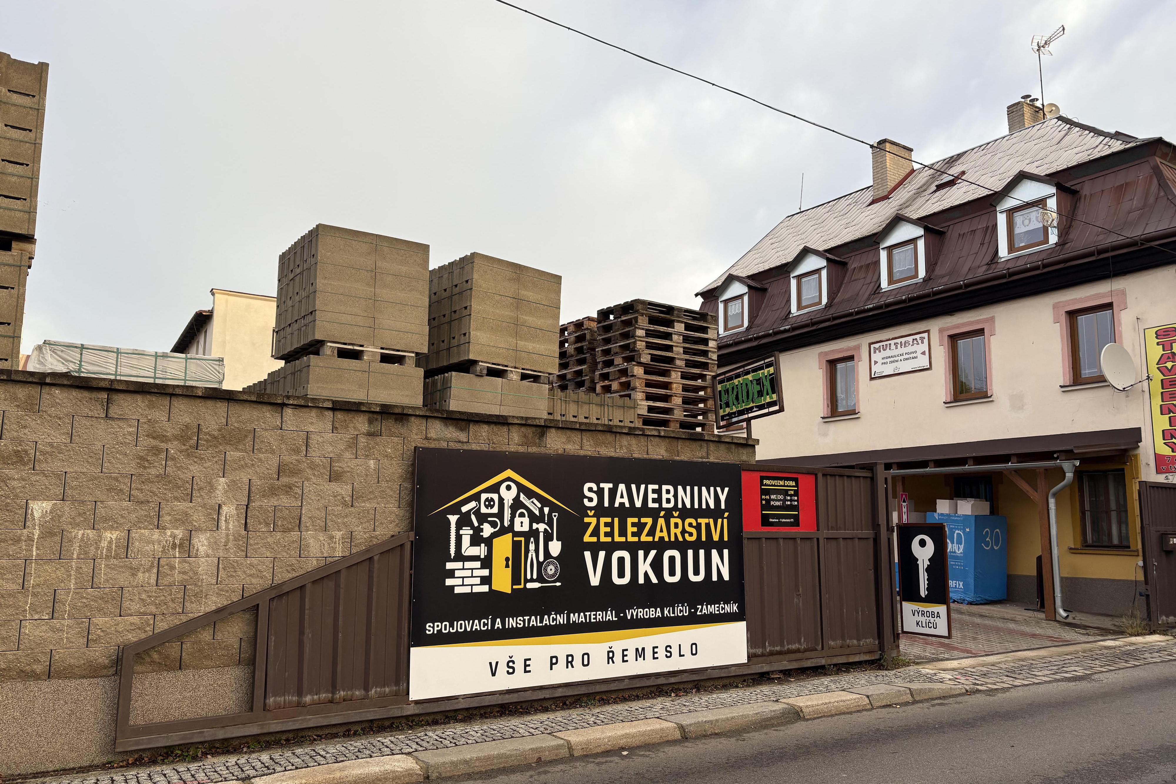 Stavebniny a železářství Vokoun