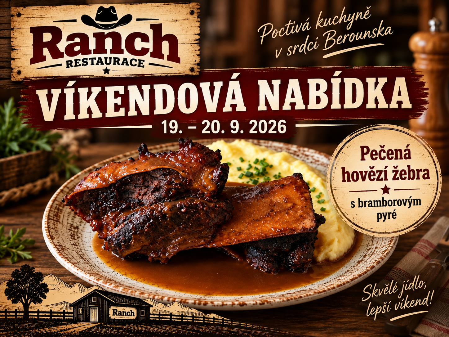 Restaurace Ranch Hořovice foto 2