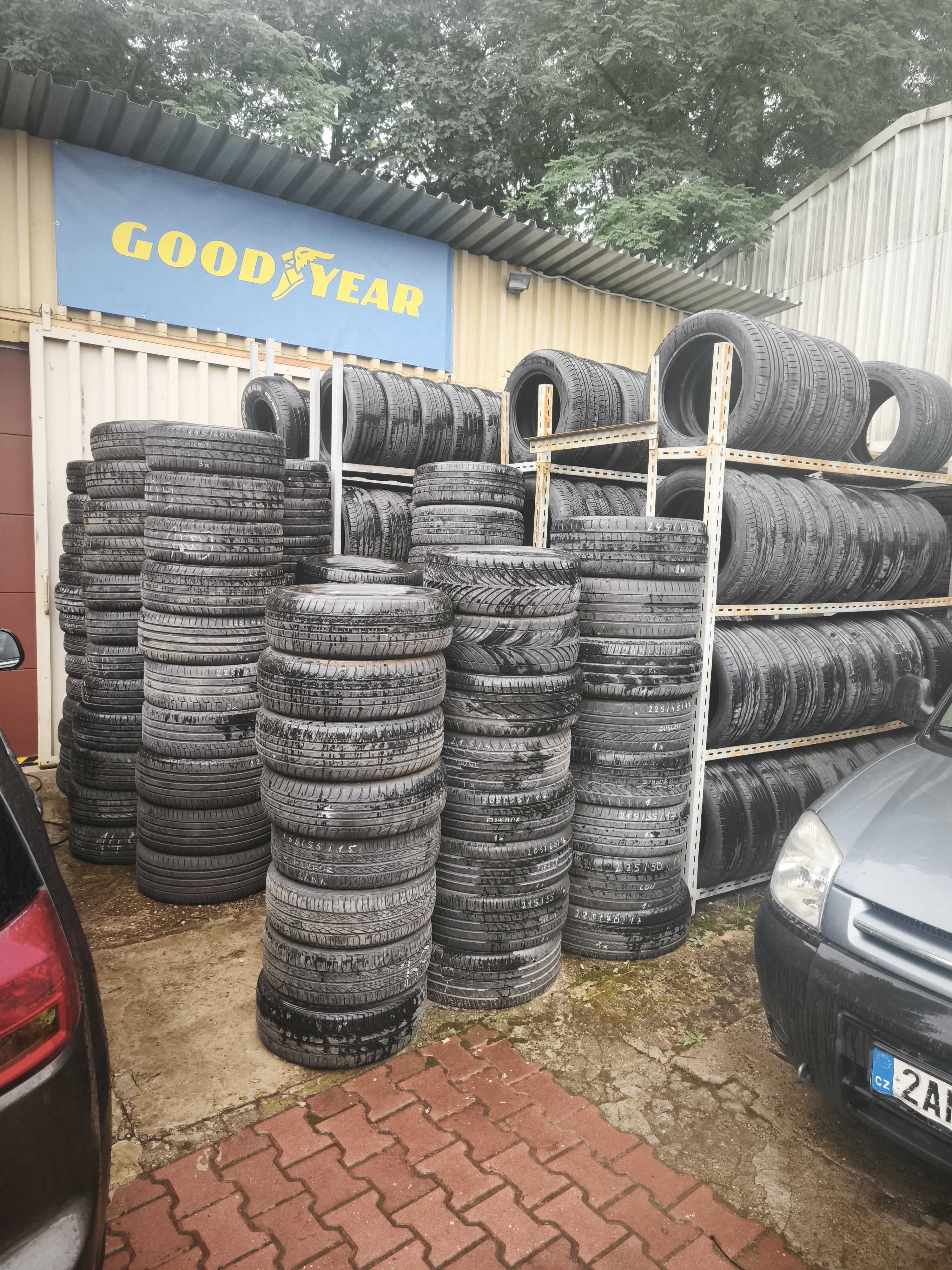 Použité letní pneu za půlku