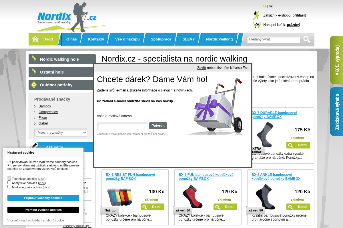 Nordix.cz - specialista na nordic walking
