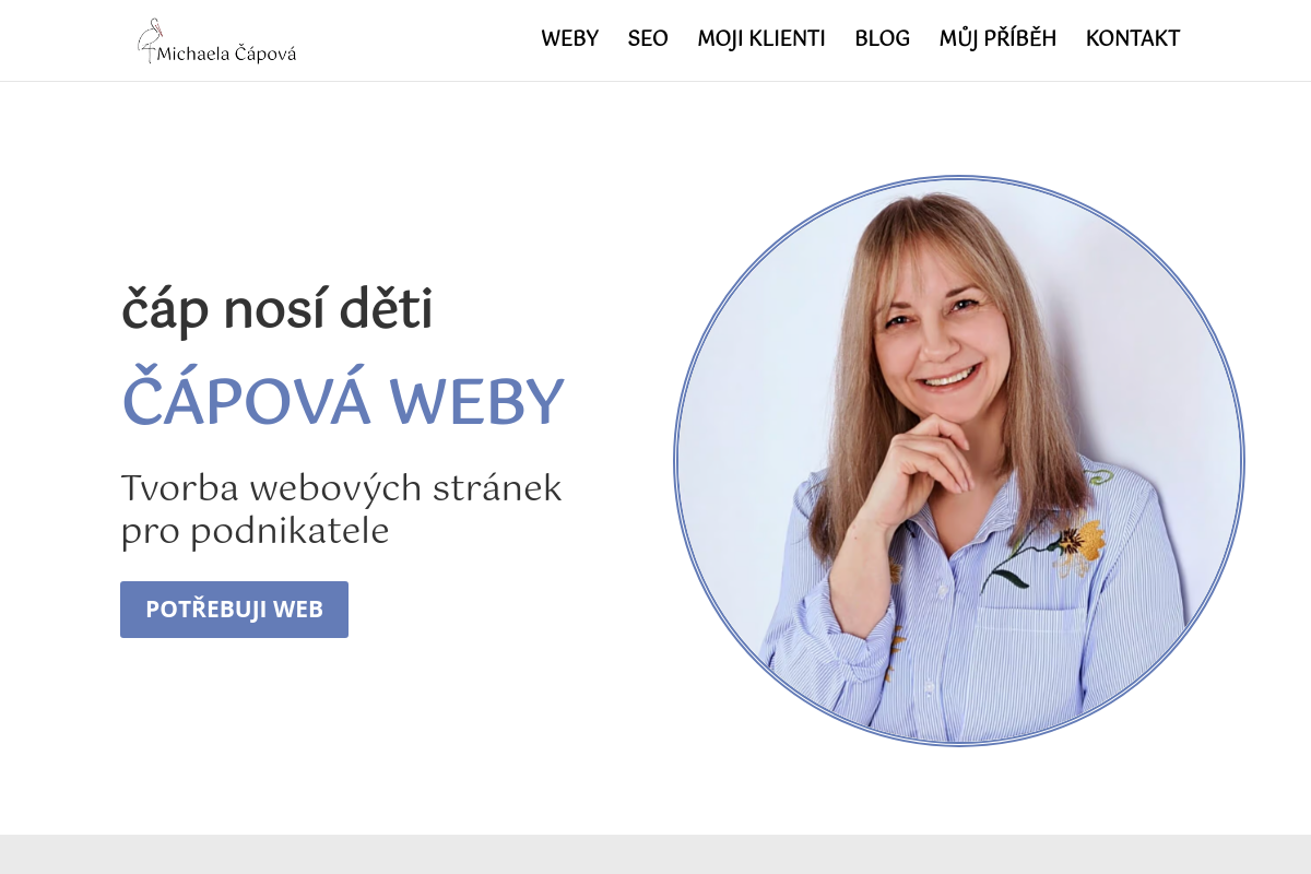 Bc. Michaela Čápová Webdesign