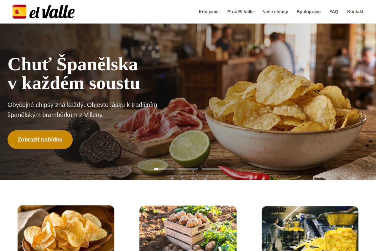 el Valle španělské chipsy